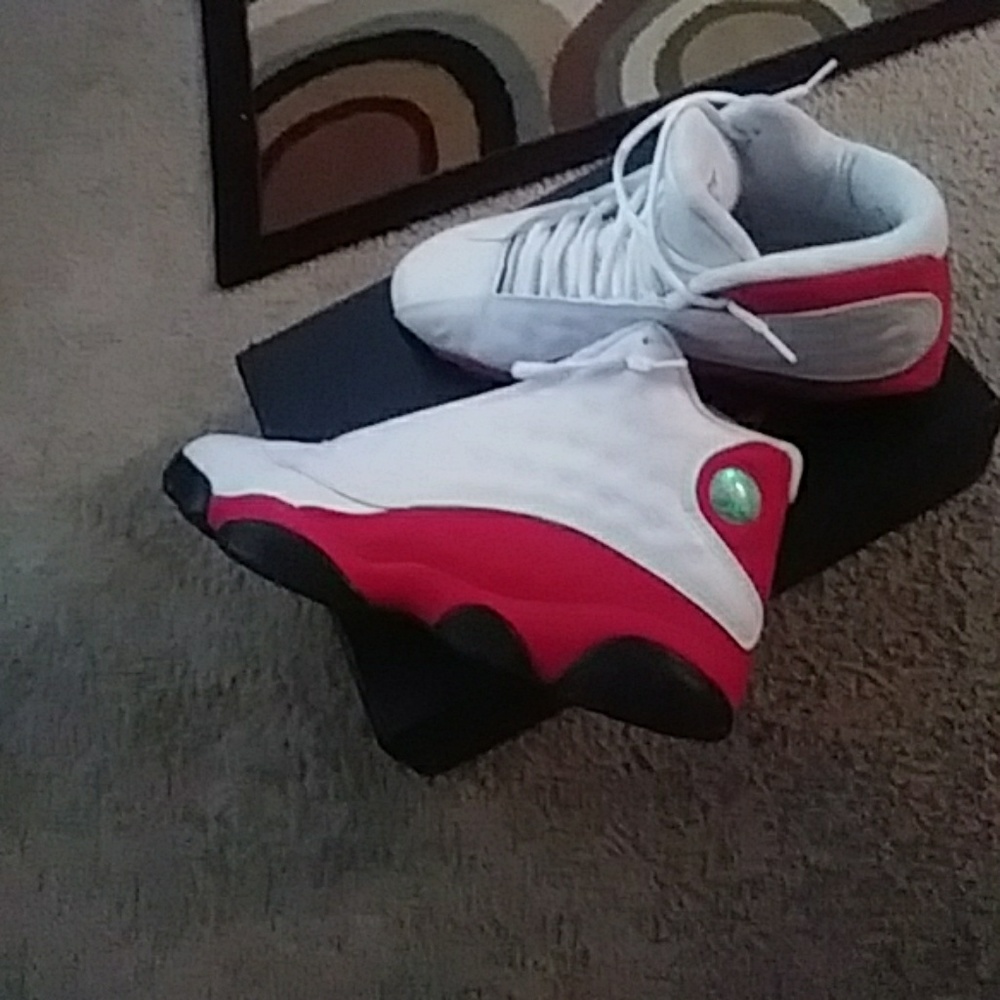 Air jordan 13 cherry red/white